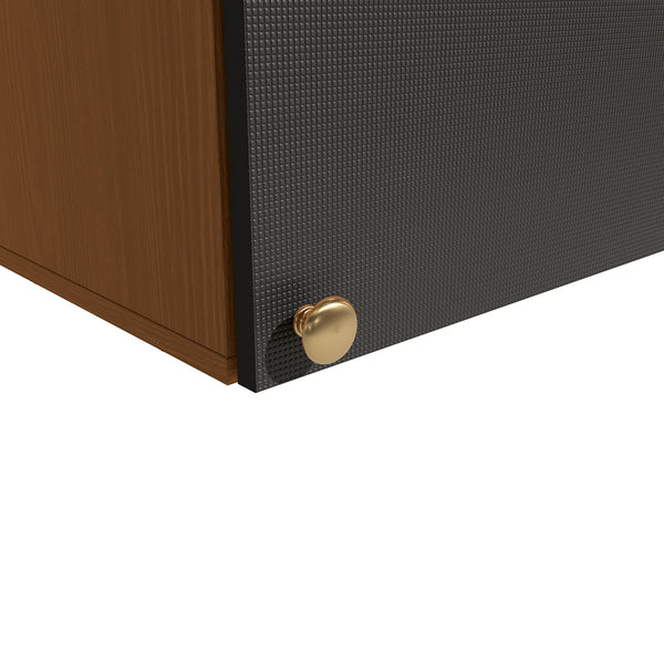 Alacena Aérea 40cm MDP 1 Puerta Kappesberg Canela Negro
