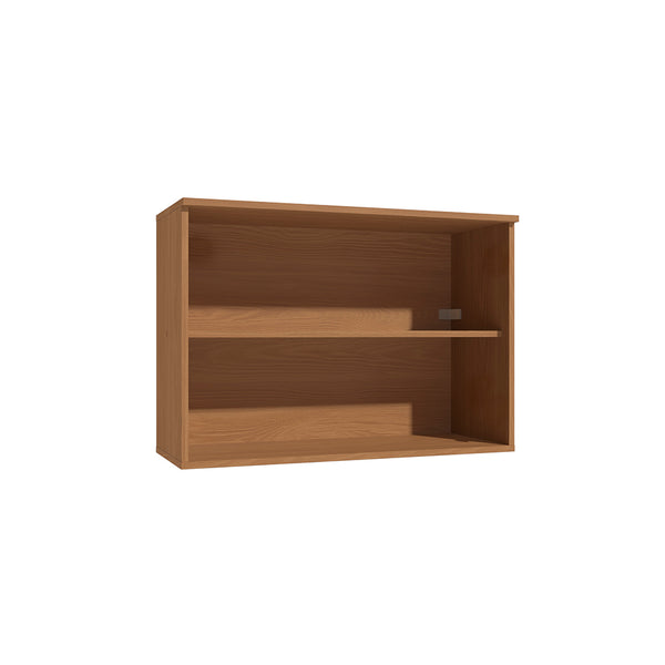 Alacena Aérea 80cm MDP 2 Puertas Vidrio Kappesberg Canela