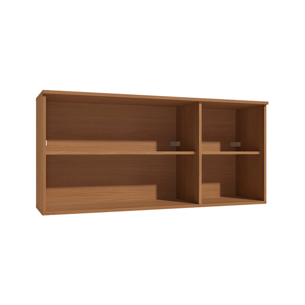Alacena Aérea 120cm MDP 3 Puertas Kappesberg Canela Negro