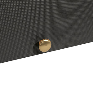 Alacena Aérea Basculante 80cm MDF Kappesberg Canela Negro