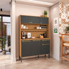 Armario Mueble Cocina 120cm 6 Puertas 1 Cajón Kappesberg