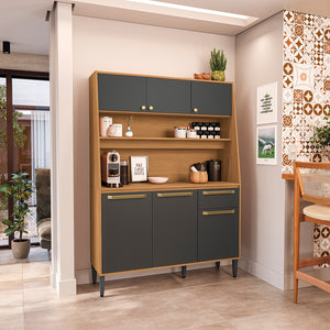 Armario Mueble Cocina 120cm 6 Puertas 1 Cajón Kappesberg