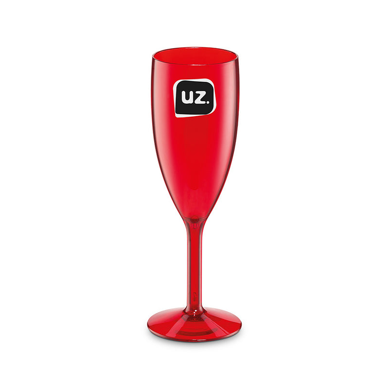 Hielera con 6 copas plásticas UZ Utilidades roja