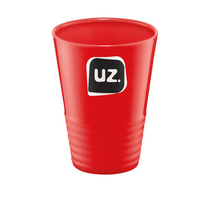 Set desayuno 11 piezas UZ rojo jarra vasos frutero