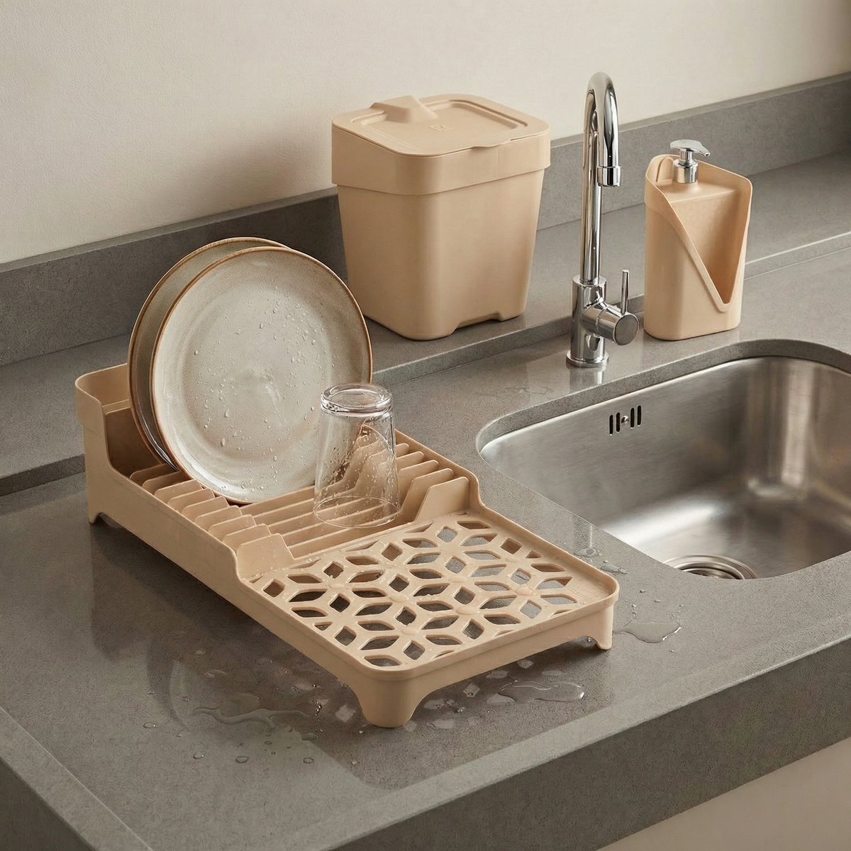Set organizador de fregadero 3 piezas UZ Utilidades café
