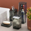 Set baño 6 piezas UZ organizador baño completo negro