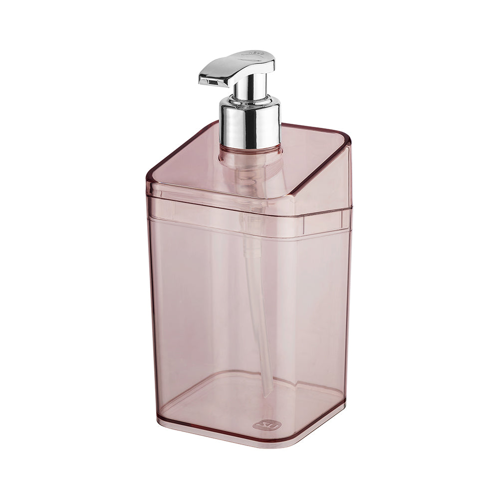 Set baño 6 piezas UZ organizador baño rosa moderno