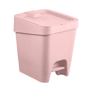 Set baño 6 piezas UZ organizador baño rosa moderno